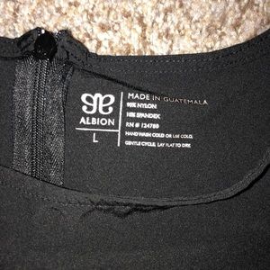 Size L black jumpsuit from Albion Fit